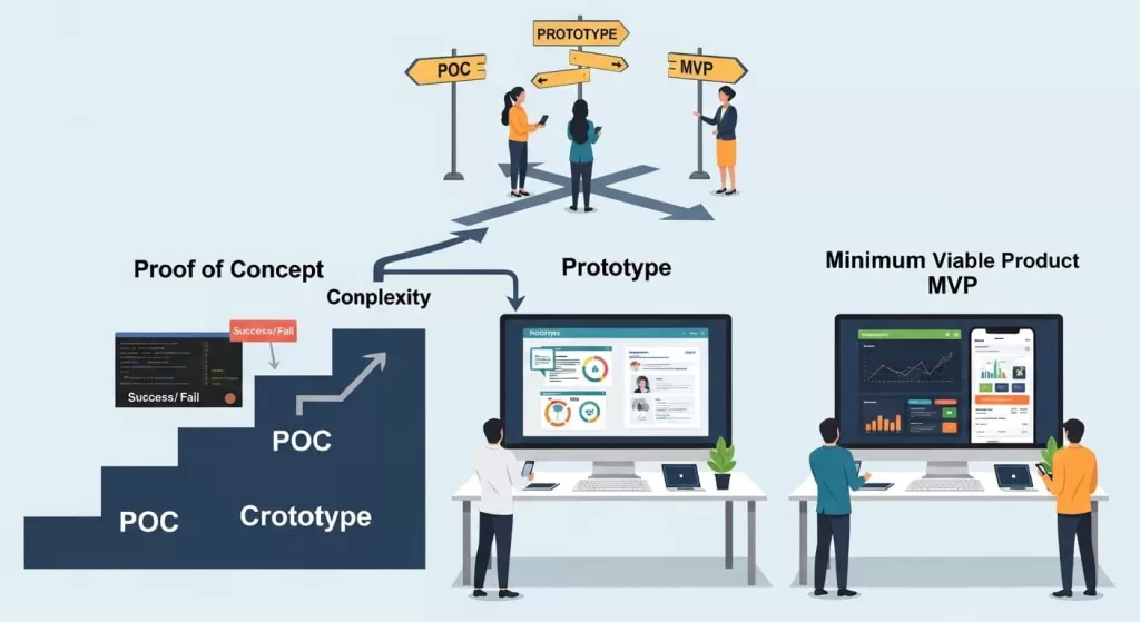 poc vs prototype vs mvp poc vs prototype vs mvp