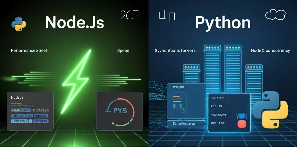 node.js vs Python – Backend Performance and Speed Comparison Node.js vs Python – Backend Performance and Speed Comparison