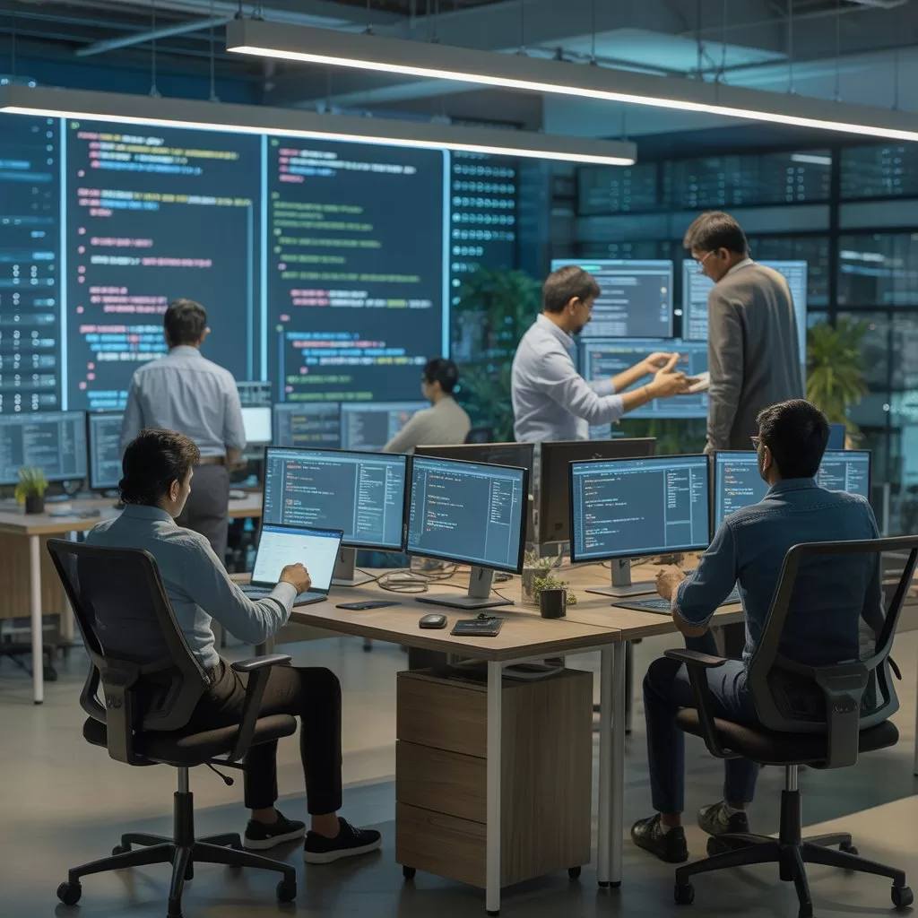 realistic-image-showing-indian-developer_CnF74gknQWOtetRb697Yyw_GLNLilygQBSoZ_Rmdsk5dQ